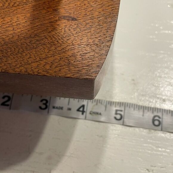 Wooden Gracie Oaks wall mounted paper towel roll holder dispenser/display shelf - Picture 7 of 10